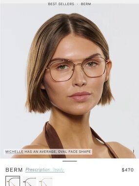 Two KREWE Women's Silver and Gold Mixed-Metal Eyeglass Frames